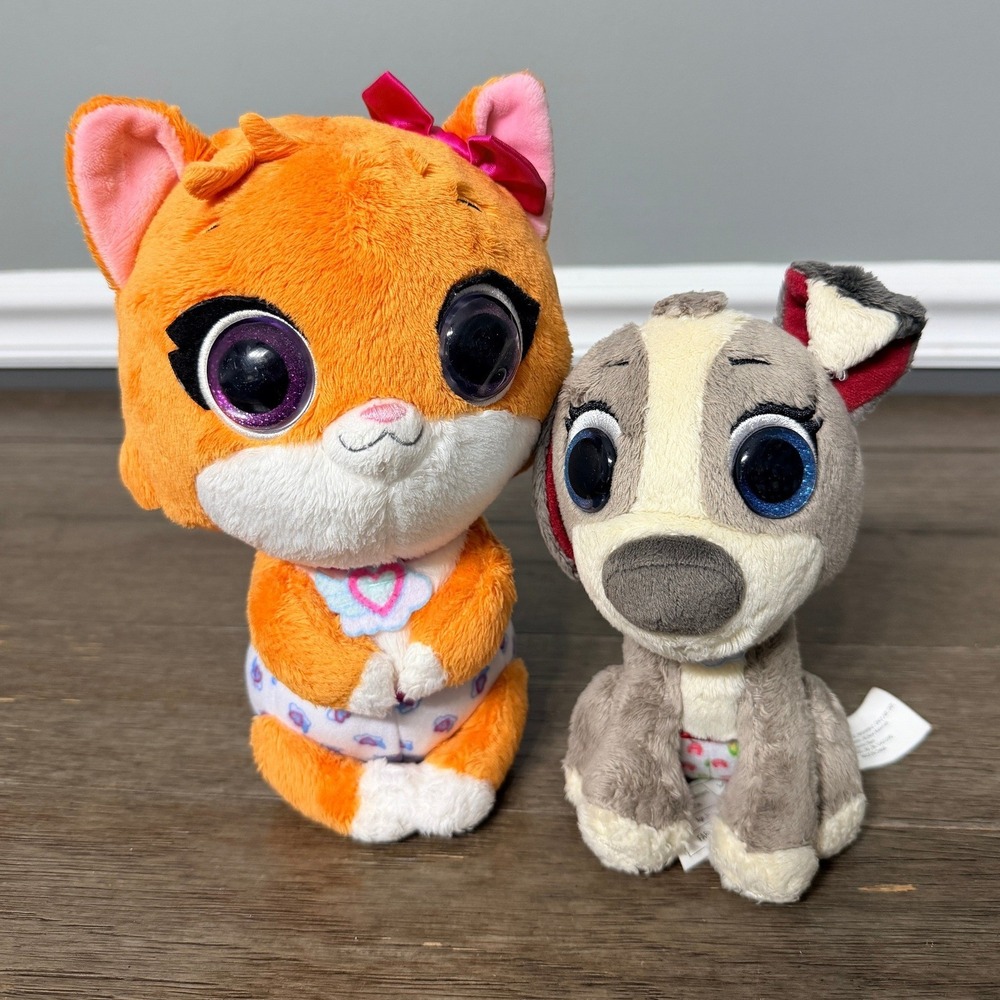 Disney Junior T.O.T.S. Plush Set Mia the Kitten and Pablo the Puppy 2 Pack Toy
